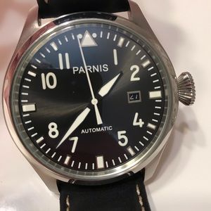 Parnis 47mm automatic pilot watch